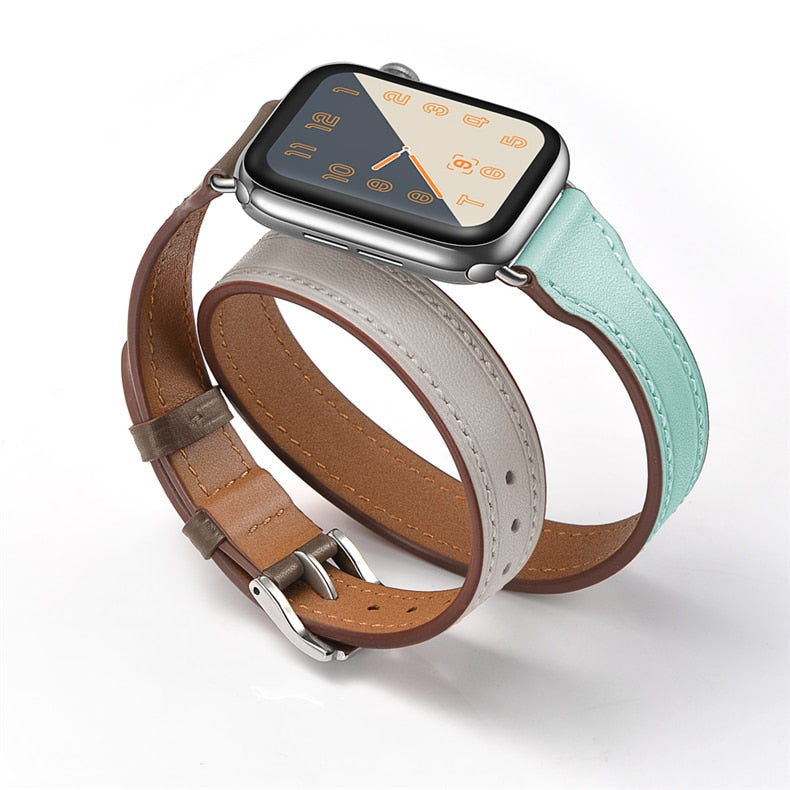MyColorfulBands Leather Apple Watch Band