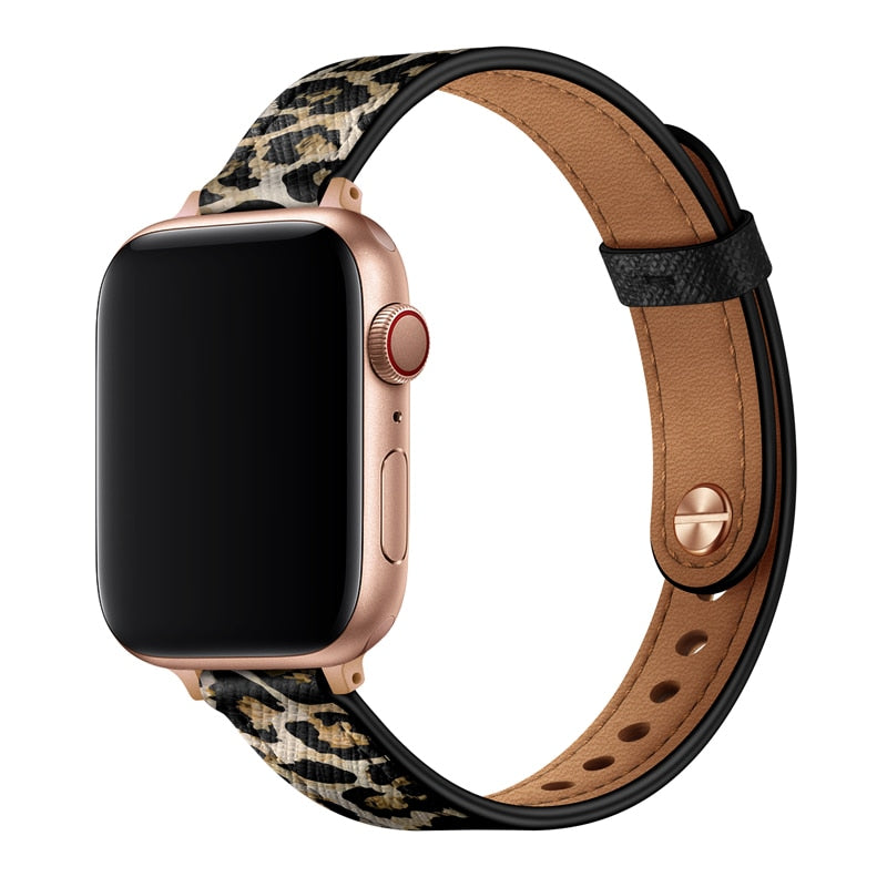 Leopard apple store watch band amazon